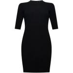 Mini robes Diane Von Furstenberg noires minis à manches courtes à col rond Taille XS pour femme 