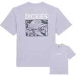 T-shirts Dickies violets en coton à manches courtes à manches courtes à col rond Taille M classiques pour homme 