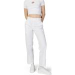 Pantalons droits Dickies blancs Taille 3 XL W24 L28 look fashion pour femme 