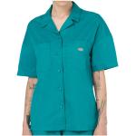 Chemisiers  Dickies turquoise en coton Taille S look fashion pour femme 