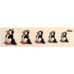 Puzzles en bois en bouleau à motif pingouins 