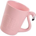 Tasses à café roses en céramique à motif flamants roses 300 ml 