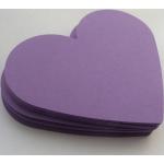 Etiquettes cadeaux violettes en papier 