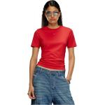 T-shirts basiques Diesel rouges en coton Taille XXS pour femme 