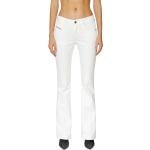 Jeans flare Diesel blancs en coton bio éco-responsable stretch Taille 3 XL pour femme 