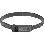 Bracelets Diesel gris acier en acier en acier pour homme 