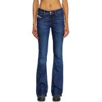 Jeans slim Diesel bleues foncé all Over en coton délavés stretch Taille 3 XL pour femme 