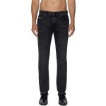 Jeans slim Diesel noirs en coton délavés bio éco-responsable stretch Taille XXL pour homme 
