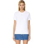 T-shirts basiques Diesel blancs en coton Taille XS pour femme 