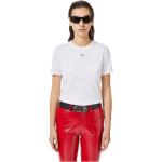 T-shirts Diesel blancs en coton bio éco-responsable Taille S pour femme 
