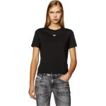 T-shirts Diesel noirs en coton bio éco-responsable Taille S pour femme 