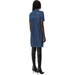 Robes courtes Diesel bleues en denim courtes à manches courtes Taille XL pour femme 