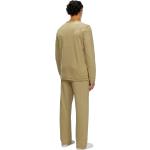 Pyjamas Diesel beiges en coton bio éco-responsable Taille XL pour homme 