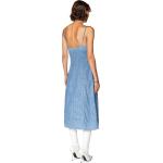 Robes en jean Diesel bleus clairs à effet vieilli en coton midi Taille XL pour femme 