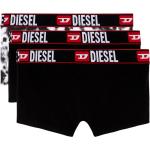 Boxers fantaisie Diesel noirs à motif tie-dye en coton Taille XL pour homme 
