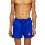 Shorts de bain Diesel bleus à logo en polyester éco-responsable Taille M pour homme 