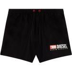 Shorts de bain Diesel noirs à logo en polyester éco-responsable Taille XS pour homme 