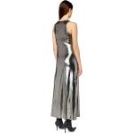 Robes débardeur Diesel gris argenté en polyester métalliques midi Taille XXS pour femme 