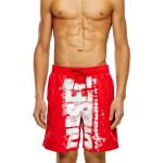 Shorts de bain Diesel rouges en polyester Taille M pour homme 