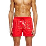Shorts imprimés Diesel rouges en polyester Taille S pour homme 