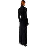 Robes fluides Diesel noires en polyester à col roulé Taille L pour femme 