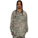 Chemises Diesel multicolores camouflage en coton imprimées Taille XXL pour homme 