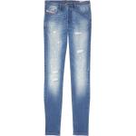 Jeans slim Diesel bleues foncé en coton seconde main stretch look vintage pour homme 