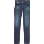 Jeans slim Diesel bleues foncé en coton seconde main look vintage pour femme 