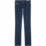 Jeans slim Diesel bleues foncé en coton seconde main stretch look vintage pour femme 
