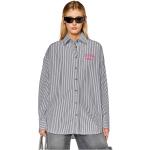 Chemises Diesel multicolores à rayures en coton rayées Taille XL pour femme 
