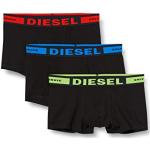 Boxers Diesel noirs en coton lavable en machine en lot de 3 Taille S look fashion pour homme en promo 