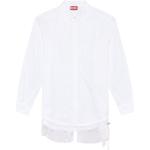 Chemises Diesel blanches à manches longues à manches longues Taille XS classiques pour femme en promo 