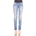 Jeans slim Diesel bleus en coton W27 look fashion pour femme 
