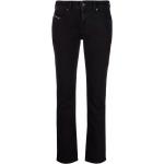 Jeans droits Diesel noirs bio W25 L32 classiques pour femme en promo 