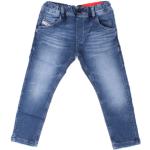 Jeans taille elastique bleus en coton Taille 4 ans pour garçon de la boutique en ligne Miinto.fr avec livraison gratuite 