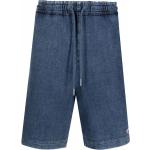 Shorts en jean Diesel bleus délavés pour homme en promo 