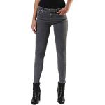 Jeans slim Diesel gris en coton stretch W24 look fashion pour femme 