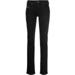 Jeans droits Diesel noirs stretch W24 L34 pour femme en promo 