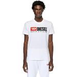 T-shirts Diesel blancs à manches courtes à manches courtes Taille 3 XL look fashion pour homme en promo 