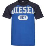 T-shirts Diesel bleus Taille M pour homme en promo 