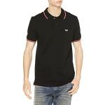 Polos Diesel noirs Taille L look fashion pour homme 