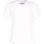 T-shirts col V Dim blancs en coton lavable en machine à manches courtes à col en V Taille S look fashion pour homme 