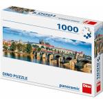 Puzzles panoramiques à motif Pont Charles 1.000 pièces 
