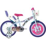 Dinobikes Vélo pour Enfant Filles, Blanc, 40,6 cm (16")