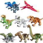 Figurines en plastique de dinosaures 