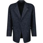 Blazers de créateur Dior bleu marine en tweed à manches longues Taille L classiques pour homme 