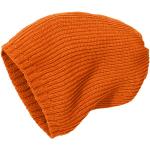 Bonnets en mailles Disana orange en laine enfant look fashion 