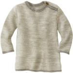 disana - Kid's Melange-Pullover - Pull en laine mérinos - 62/68 - grau / natur