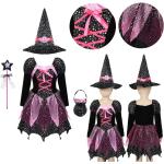 Déguisements noirs en velours d'Halloween Taille 4 ans look fashion pour fille de la boutique en ligne joom.com/fr 