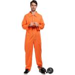 Déguisements de prisonnier orange Taille XL pour homme 